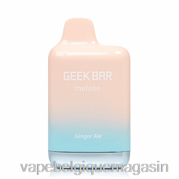 Vape Juice Geek Bar Meloso Max 9000 Soda Au Gingembre Jetable